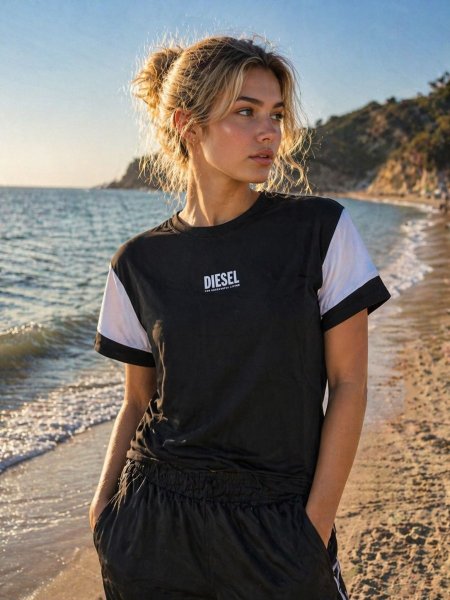 بلوزة ديزل نص كم